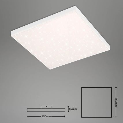 Brilo - LED Dimmable ceiling light FRAMELESS LED/24W/230V 3000-6500K Wi-Fi Tuya + remote control