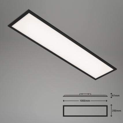 Brilo - LED Dimmable ceiling light PIATTO LED/24W/230V 3000-6500K 100x25 cm + remote control