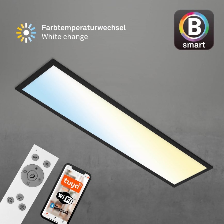 Brilo - LED Dimmable ceiling light PIATTO LED/28W/230V 3000-6500K Wi-Fi Tuya + remote control