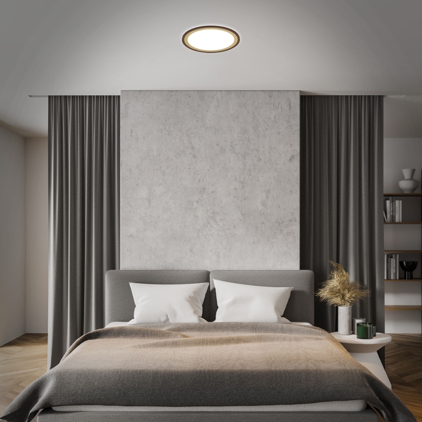 Brilo - LED Dimmable ceiling light SLIM LED/22W/230V 2700-6500K + remote control