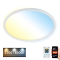 Brilo - LED Dimmable ceiling light SLIM LED/22W/230V 2700-6500K Wi-Fi Tuya + remote control