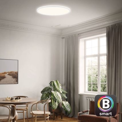 Brilo - LED Dimmable ceiling light SLIM LED/22W/230V 2700-6500K Wi-Fi Tuya + remote control