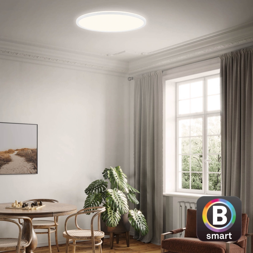 Brilo - LED Dimmable ceiling light SLIM LED/22W/230V 2700-6500K Wi-Fi Tuya + remote control