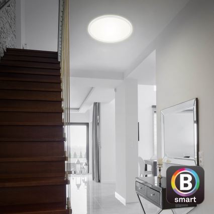 Brilo - LED Dimmable ceiling light SLIM LED/22W/230V 2700-6500K Wi-Fi Tuya + remote control