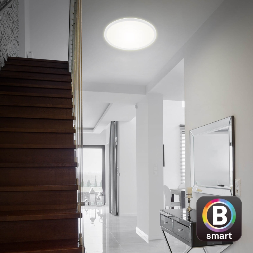 Brilo - LED Dimmable ceiling light SLIM LED/22W/230V 2700-6500K Wi-Fi Tuya + remote control