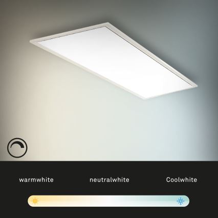 Brilo - LED Dimmable ceiling light SLIM LED/24W/230V 3000-6500K 100x25 cm + remote control