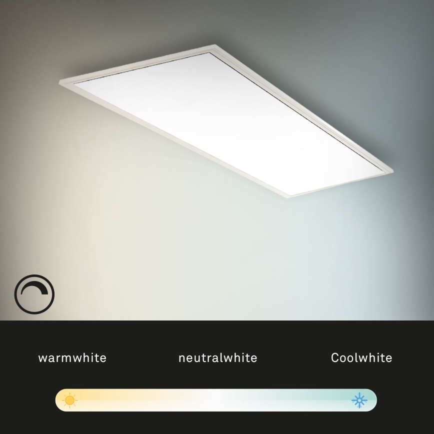 Brilo - LED Dimmable ceiling light SLIM LED/24W/230V 3000-6500K 100x25 cm + remote control