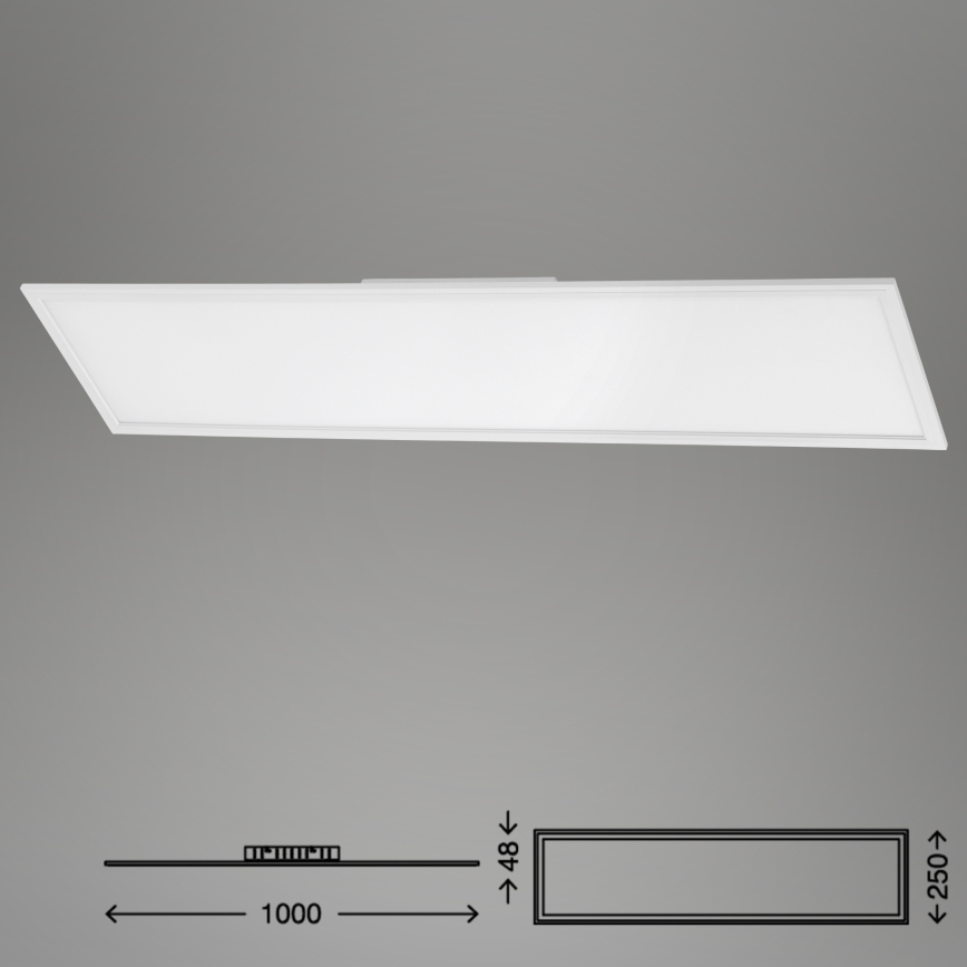 Brilo - LED Dimmable ceiling light SLIM LED/24W/230V 3000-6500K 100x25 cm + remote control