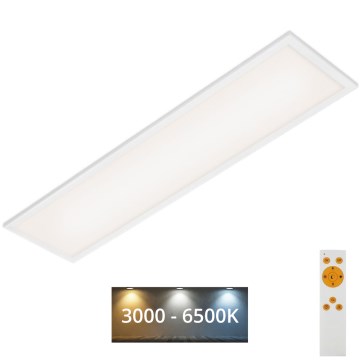 Brilo - LED Dimmable ceiling light SLIM LED/24W/230V 3000-6500K 100x25 cm + remote control