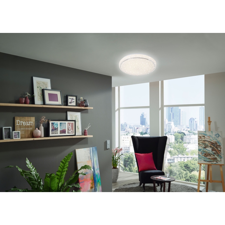Brilo - LED Dimmable ceiling light STARRY SKY LED/18W/230V 3000-6500K + remote control
