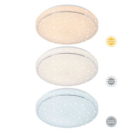 Brilo - LED Dimmable ceiling light STARRY SKY LED/18W/230V 3000-6500K + remote control