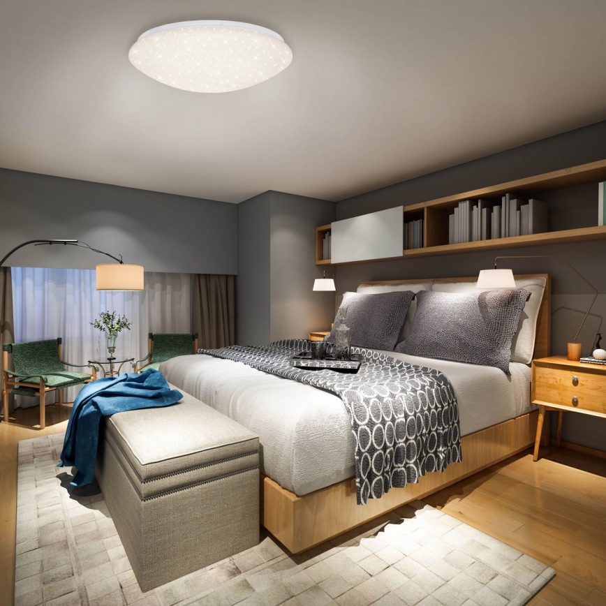 Brilo - LED Dimmable ceiling light STARRY SKY LED/22W/230V 3000-6000K + remote control
