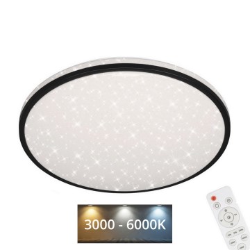 Brilo - LED Dimmable ceiling light STARRY SKY LED/24W/230V 3000-6000K + remote control