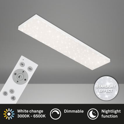 Brilo - LED Dimmable ceiling light STARRY SKY LED/24W/230V 3000-6500K + remote control