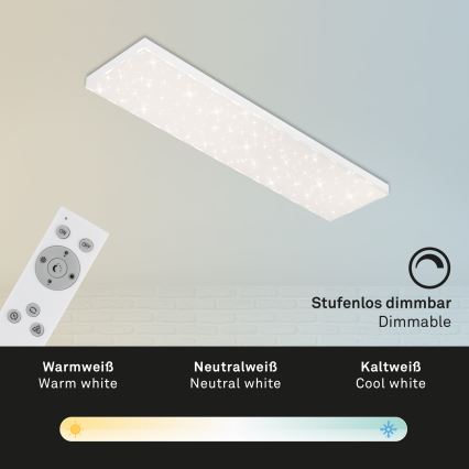 Brilo - LED Dimmable ceiling light STARRY SKY LED/24W/230V 3000-6500K + remote control