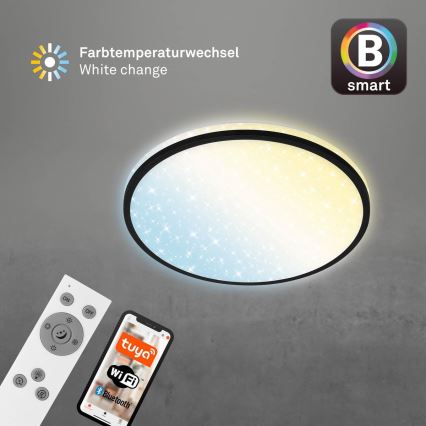 Brilo - LED Dimmable ceiling light STARRY SKY LED/24W/230V 3000-6500K Wi-Fi Tuya + remote control