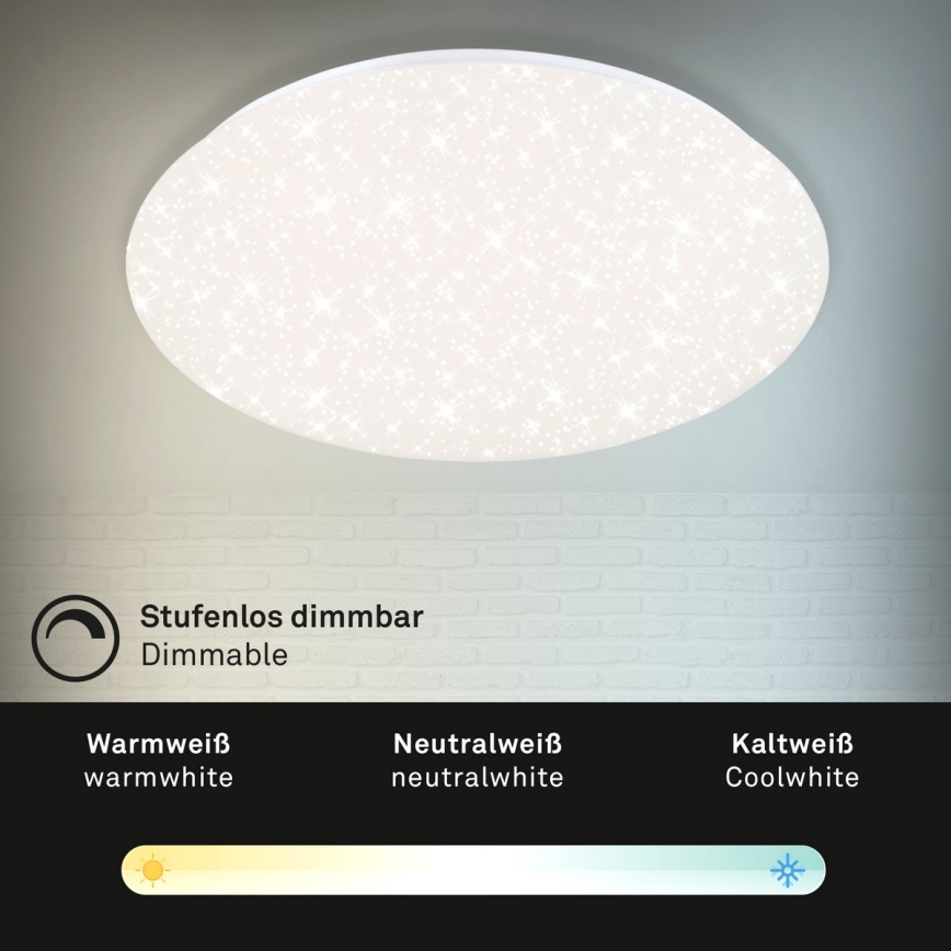 Brilo - LED Dimmable ceiling light STARRY SKY LED/40W/230V 3000-6000K + remote control