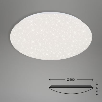 Brilo - LED Dimmable ceiling light STARRY SKY LED/40W/230V 3000-6000K + remote control