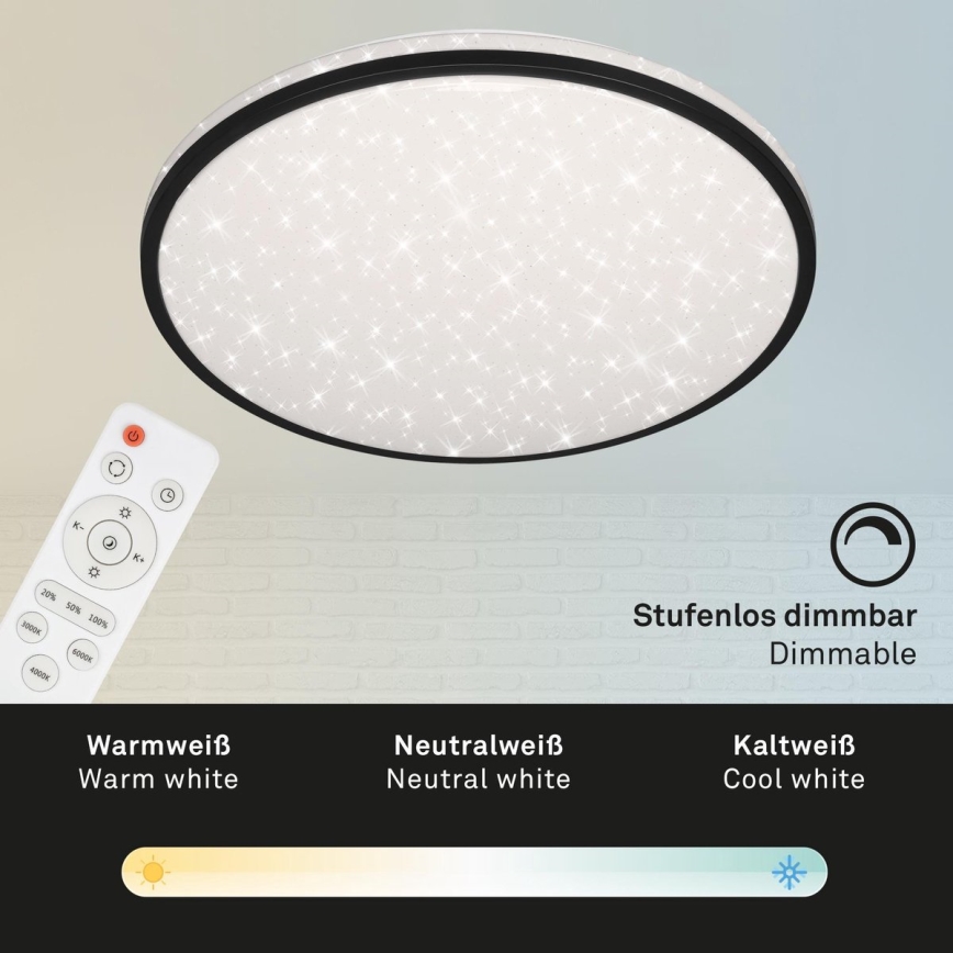 Brilo - LED Dimmable ceiling light STARRY SKY LED/48W/230V 3000-6000K + remote control