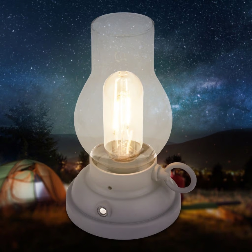 Brilo - LED Dimmable Outdoor Rechargeable Table Lamp KANEA LED/1,5W/5V IP44 1200 mAh Anthracite