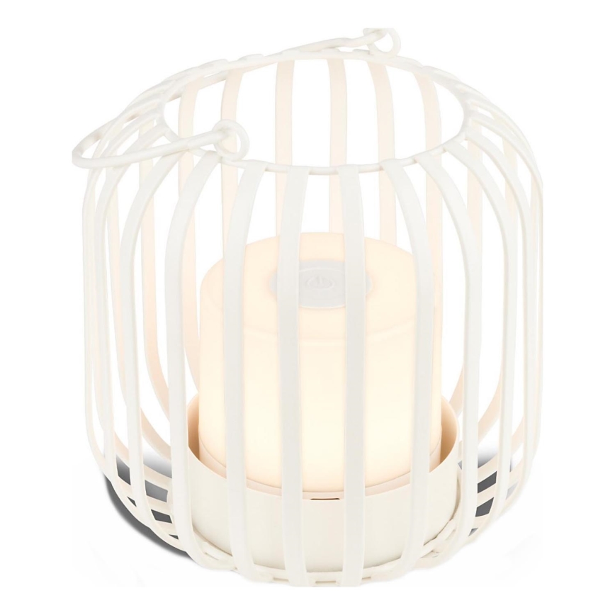 Brilo - LED Dimmable rechargeable outdoor table lamp LED/2W/5V IP44 white