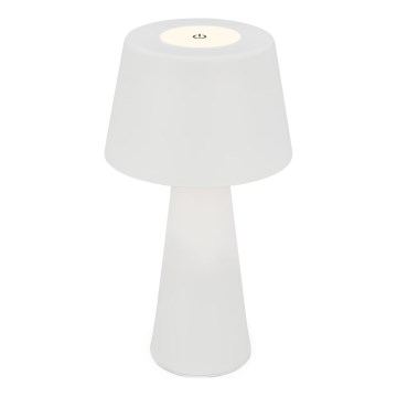 Brilo - LED Dimmable rechargeable outdoor table lamp LED/3,5W/5V IP44 white