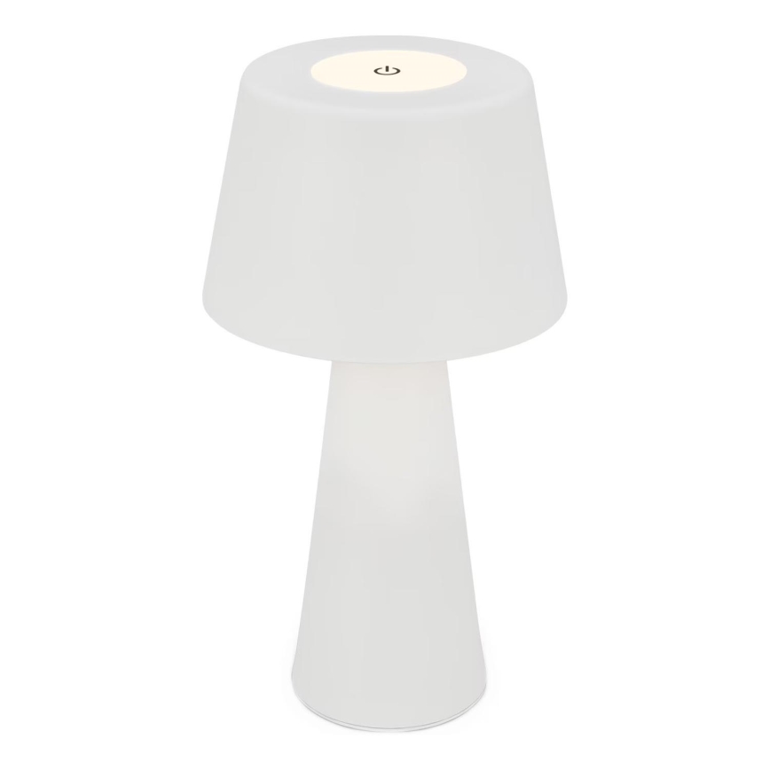 Brilo - LED Dimmable rechargeable outdoor table lamp LED/3,5W/5V IP44 white