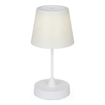 Brilo - LED Dimmable rechargeable outdoor table lamp LED/3W/5V IP44 white