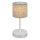 Brilo - LED Dimmable rechargeable outdoor table lamp LOLE LED/3W/5V 2000mAh IP44 silver/beige