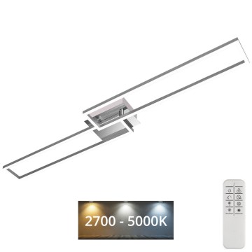 Brilo - LED Dimmable surface-mounted chandelier FRAME 2xLED/20W/230V 2700-5000K + remote control
