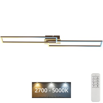 Brilo - LED Dimmable surface-mounted chandelier FRAME 2xLED/20W/230V 2700-5000K + remote control