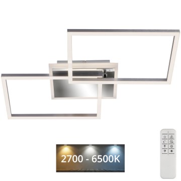 Brilo - LED Dimmable surface-mounted chandelier FRAME 2xLED/20W/230V 2700-6500K + remote control