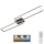 Brilo - LED Dimmable surface-mounted chandelier FRAME 2xLED/20W/230V 2700-6500K + remote control