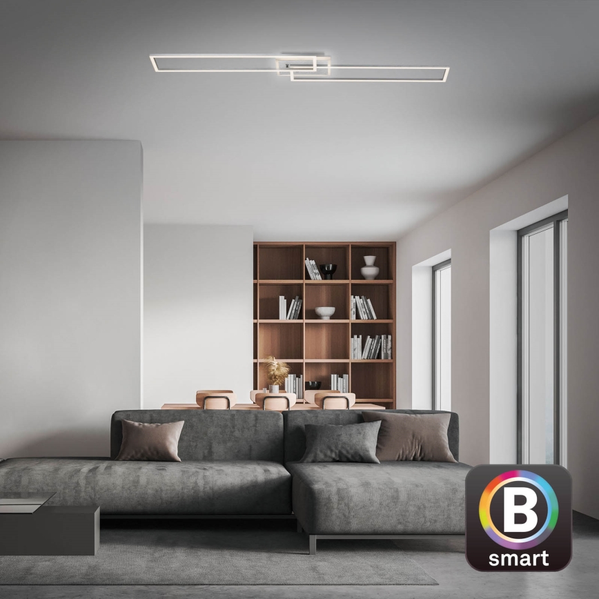 Brilo - LED Dimmable surface-mounted chandelier FRAME 2xLED/20W/230V 2700-6500K Wi-Fi Tuya + remote control