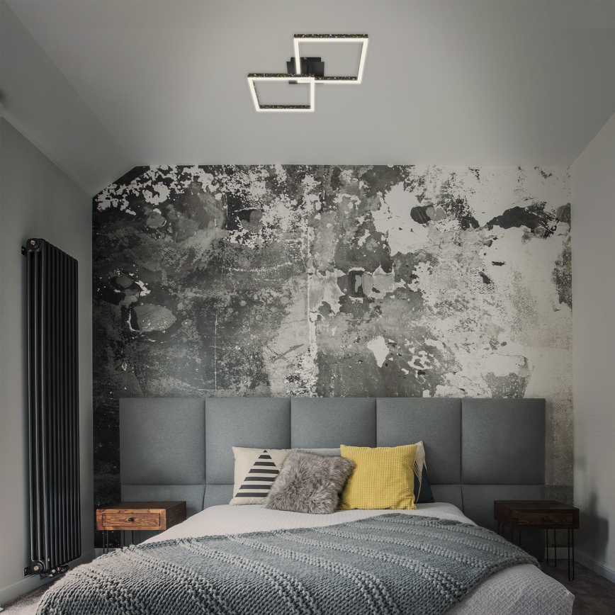 Brilo - LED Dimmable surface-mounted chandelier FRAME 2xLED/9W/230V