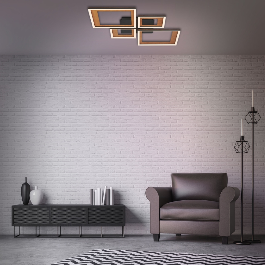 Brilo - LED Dimmable surface-mounted chandelier FRAME LED/38W/230V