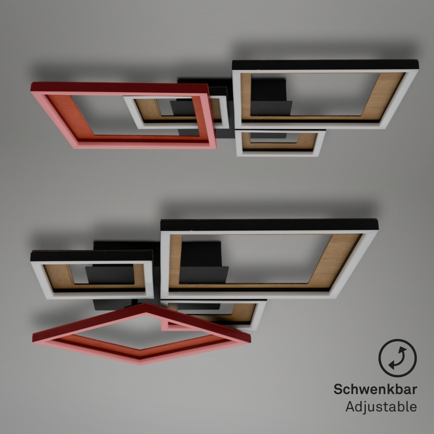 Brilo - LED Dimmable surface-mounted chandelier FRAME LED/38W/230V