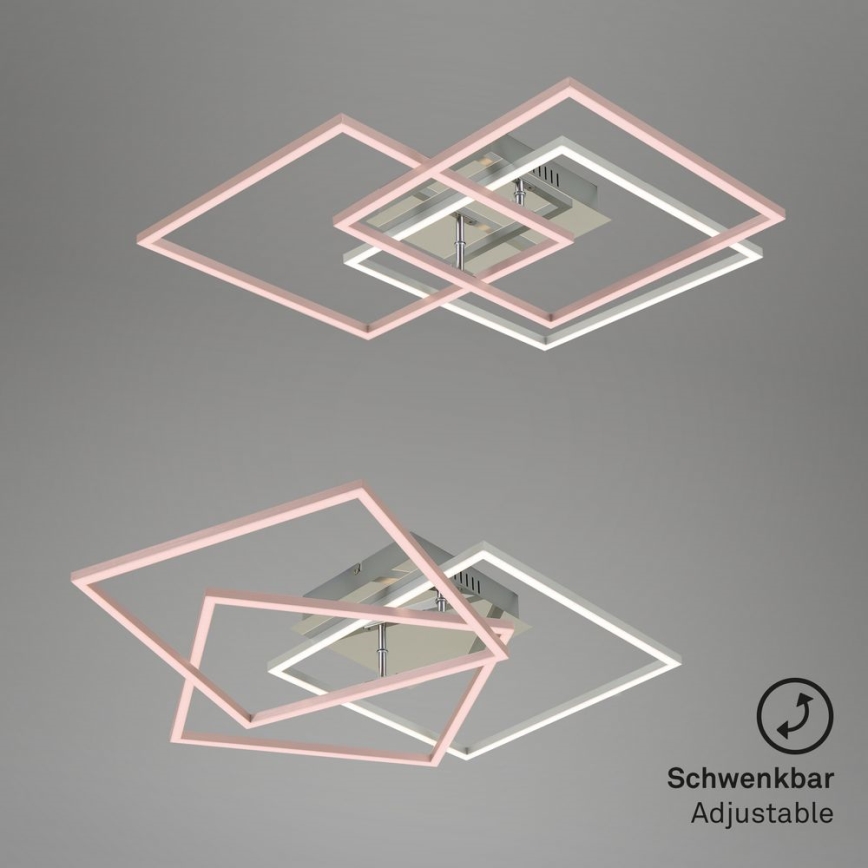 Brilo - LED Dimmable surface-mounted chandelier FRAME LED/40W/230V 2700-5000K Wi-Fi Tuya + remote control