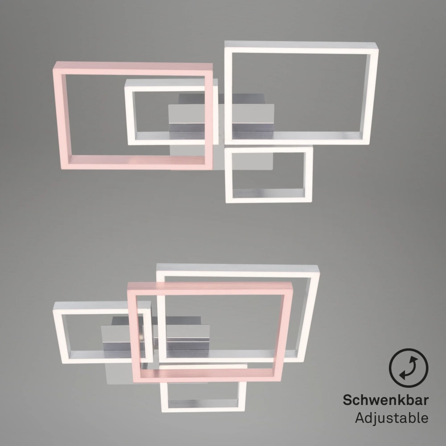 Brilo - LED Dimmable surface-mounted chandelier FRAME LED/44W/230V