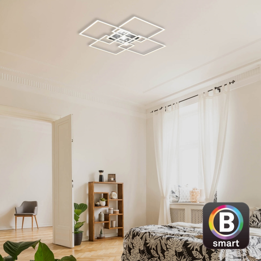 Brilo - LED Dimmable surface-mounted chandelier FRAME LED/50W/230V 2700-6500K Wi-Fi Tuya + remote control