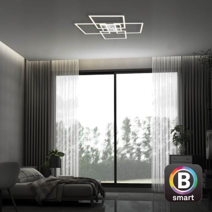 Brilo - LED Dimmable surface-mounted chandelier FRAME LED/50W/230V 2700-6500K Wi-Fi Tuya + remote control