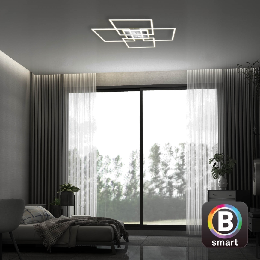 Brilo - LED Dimmable surface-mounted chandelier FRAME LED/50W/230V 2700-6500K Wi-Fi Tuya + remote control