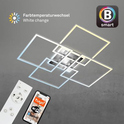 Brilo - LED Dimmable surface-mounted chandelier FRAME LED/50W/230V 2700-6500K Wi-Fi Tuya + remote control