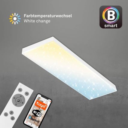 Brilo - LED Dimmable surface-mounted panel FRAMELESS LED/28W/230V 3000-6500K Wi-Fi Tuya + remote control