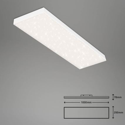 Brilo - LED Dimmable surface-mounted panel FRAMELESS LED/28W/230V 3000-6500K Wi-Fi Tuya + remote control