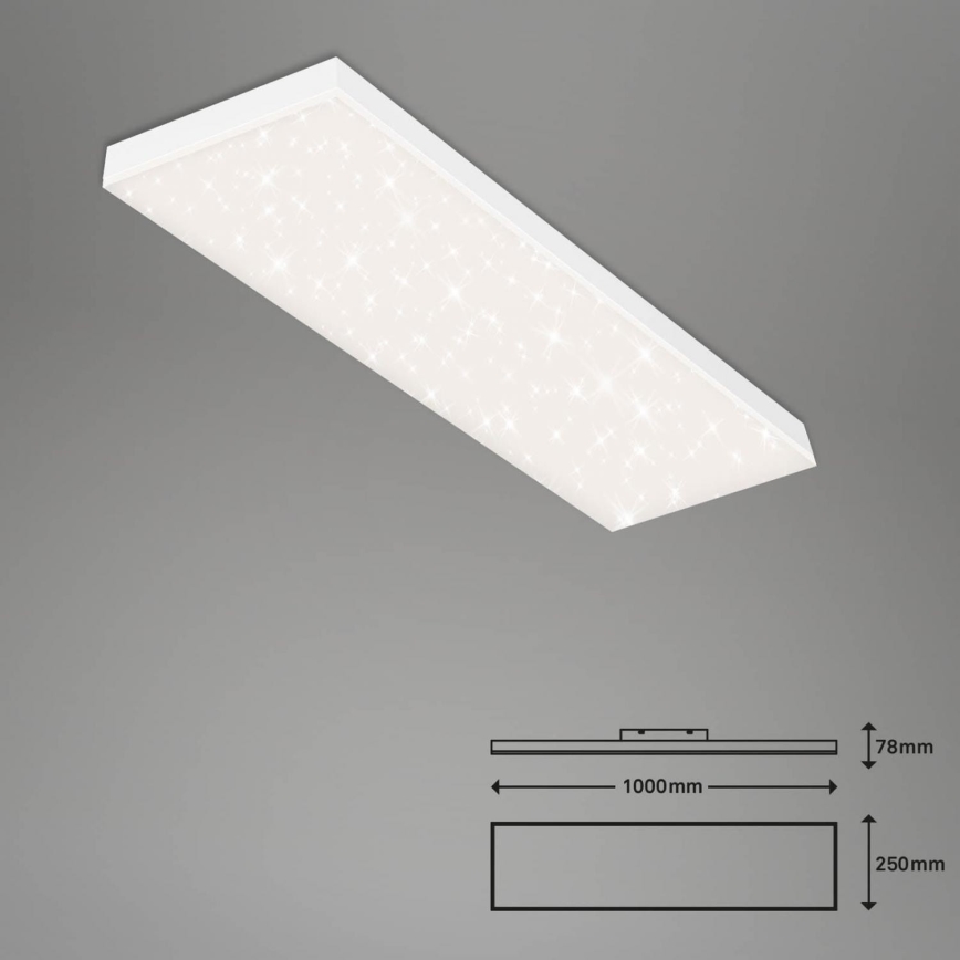 Brilo - LED Dimmable surface-mounted panel FRAMELESS LED/28W/230V 3000-6500K Wi-Fi Tuya + remote control