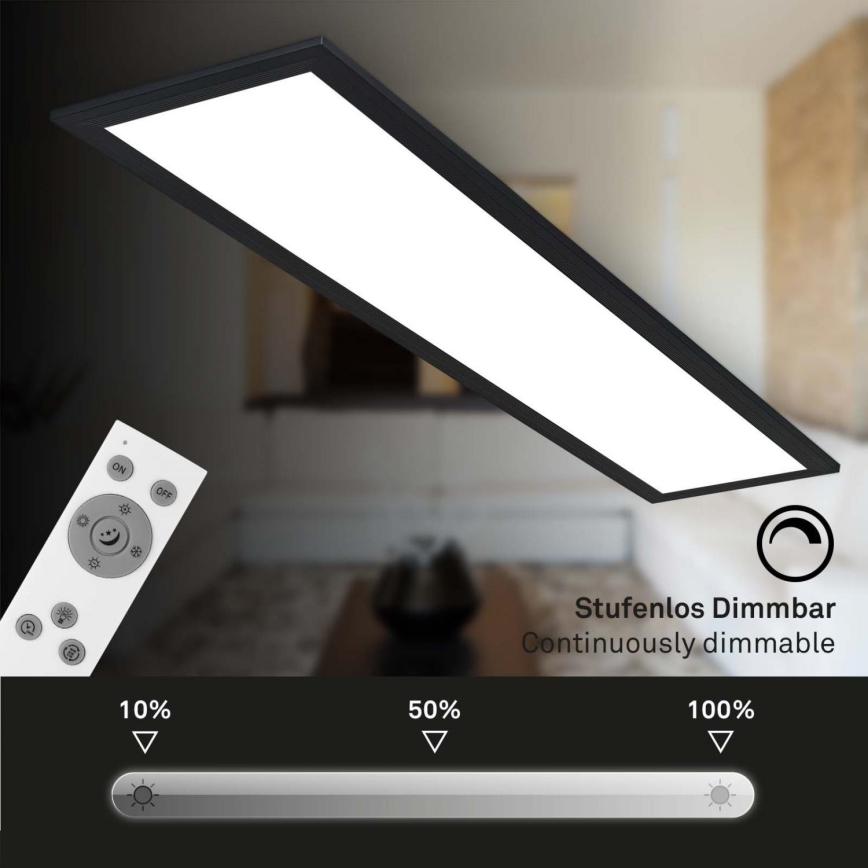 Brilo - LED Dimmable surface-mounted panel LED/24,5W/230V 3000-6500K + remote control