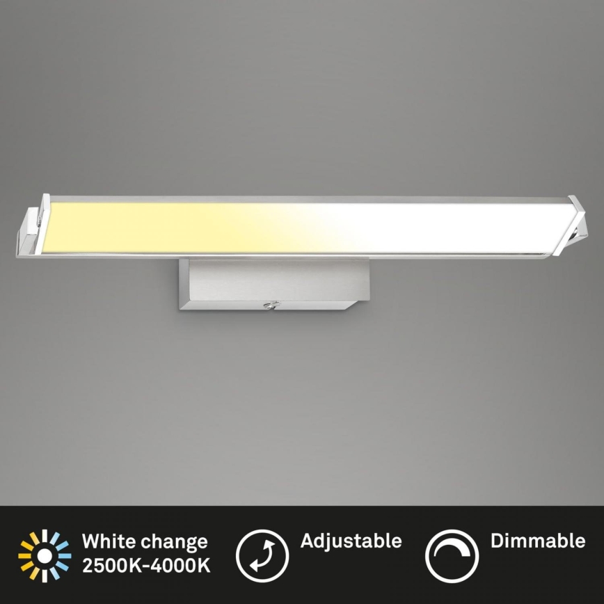 Brilo - LED Dimmable wall light LED/18W/230V 2700-4000K silver