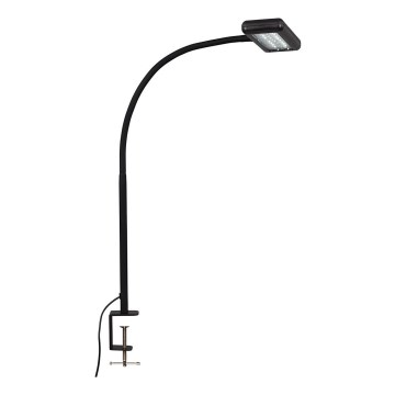 Brilo - LED Flexible table lamp with clip TRASNA LED/7,5W/230V black