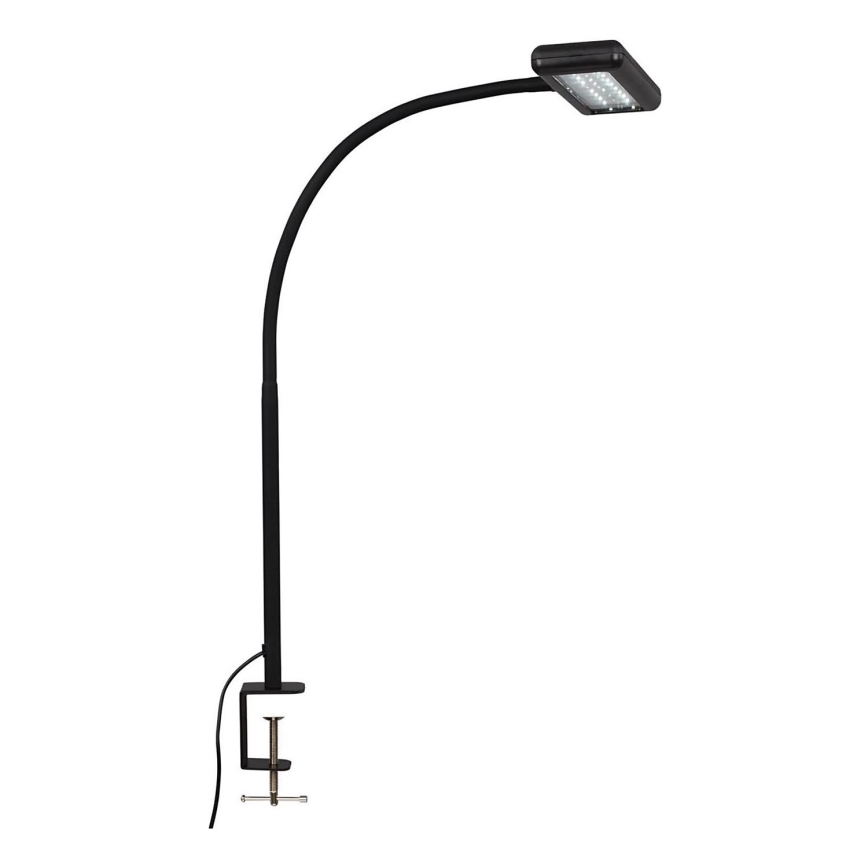 Brilo - LED Flexible table lamp with clip TRASNA LED/7,5W/230V black